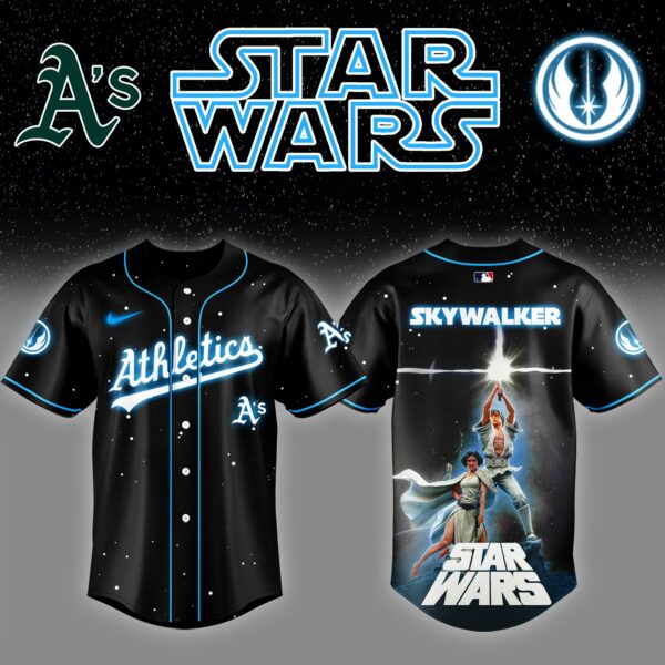 Athletics x Stars Wars Luke Skywalker Game Night Baseball Jersey Editions Limited v4 - Printed