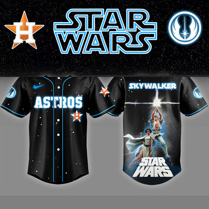 HOU x Stars Wars Luke Skywalker Game Night Baseball Jersey Editions Limited v4 - Printed