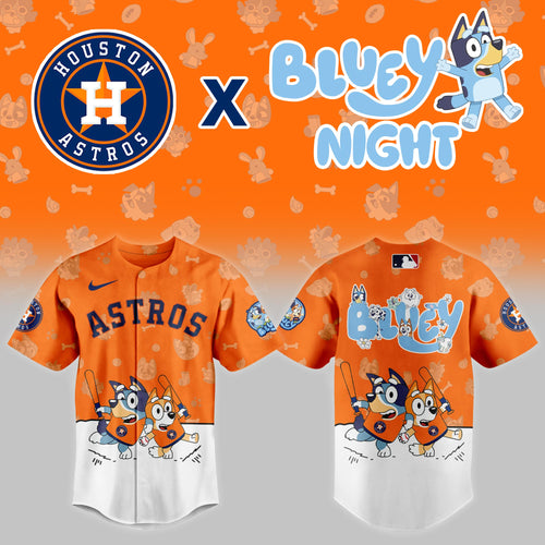 ..HOU 2025 Bluey Night Limited Jersey - Printed