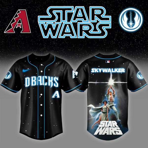 ARI x Stars Wars Luke Skywalker Game Night Baseball Jersey Editions Limited v4 - Printed