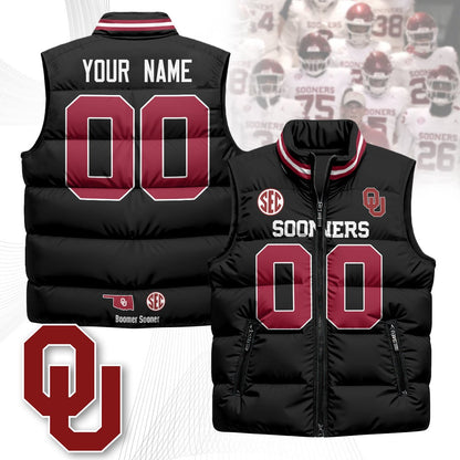 OU Unisex Puffer Vest