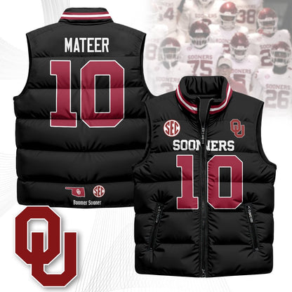 OU Unisex Puffer Vest