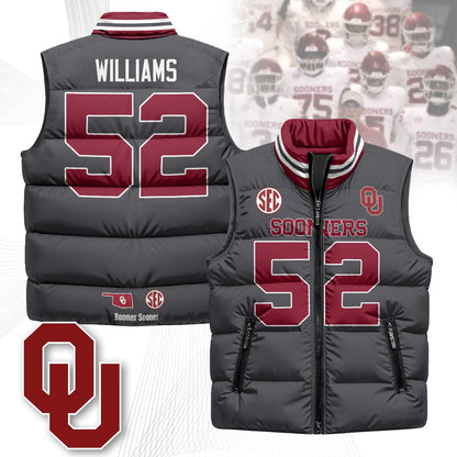 OU Unisex Puffer Vest