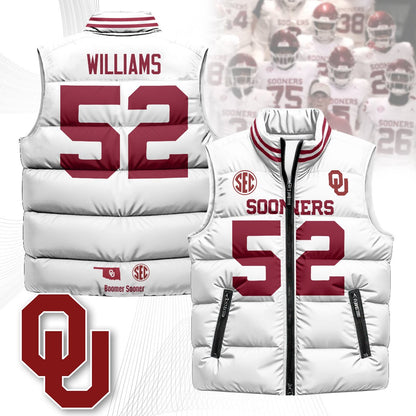OU Unisex Puffer Vest