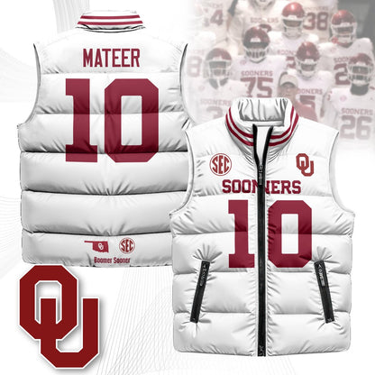 OU Unisex Puffer Vest