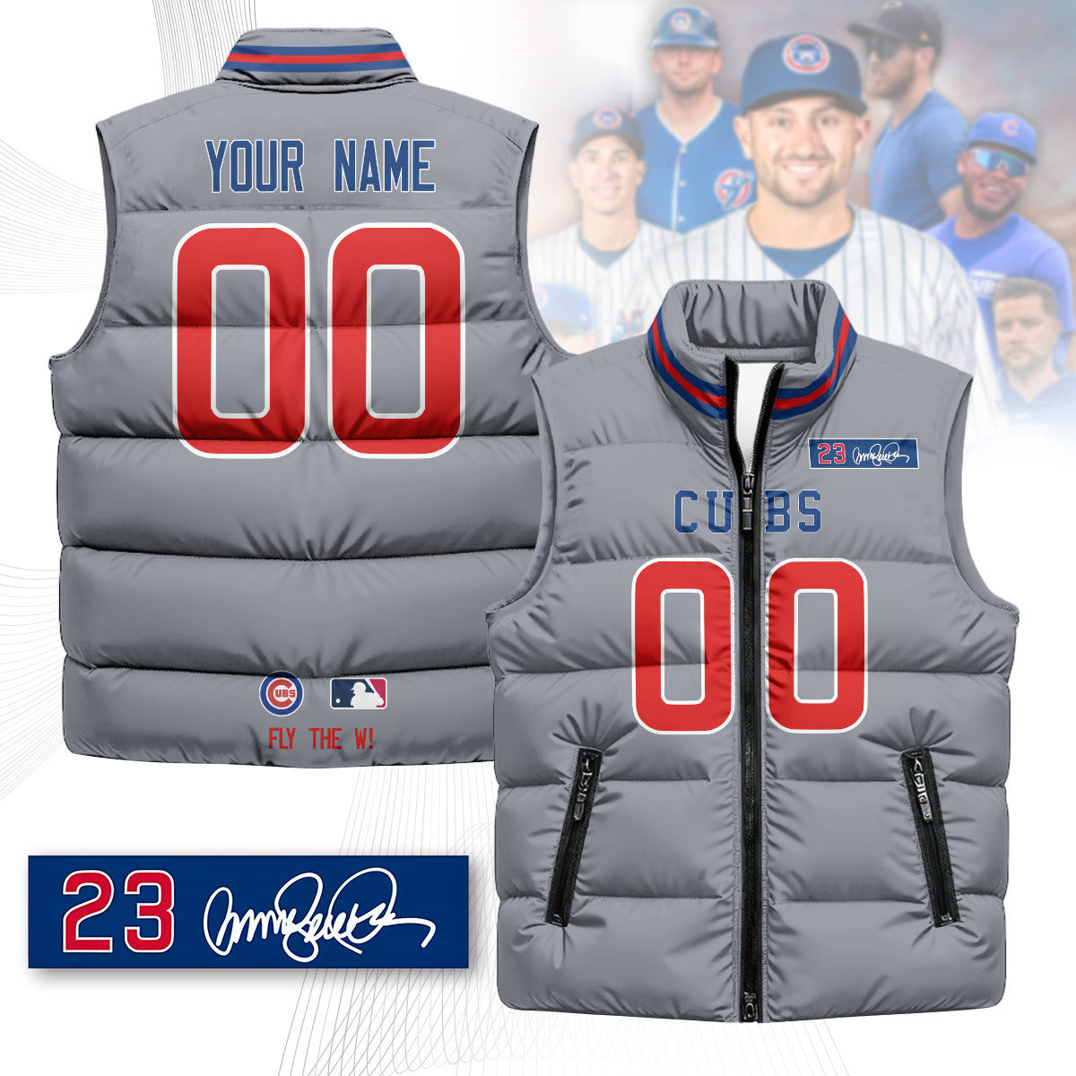 Custom CHC Unisex Puffer Vest