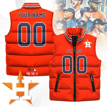 HOU Custom Unisex Puffer Vest