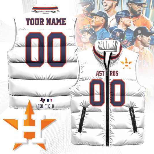 HOU Custom Unisex Puffer Vest