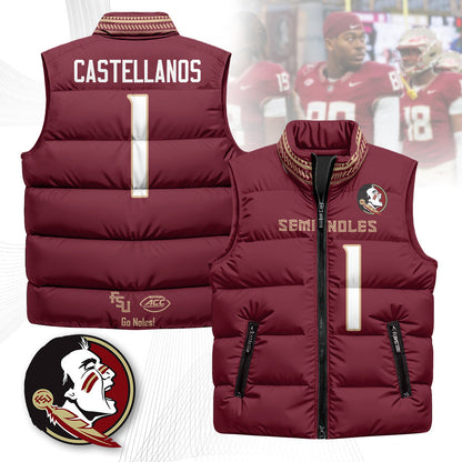 FSU Unisex Puffer Vest