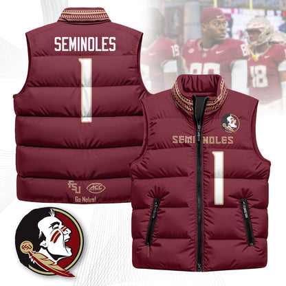 FSU Unisex Puffer Vest