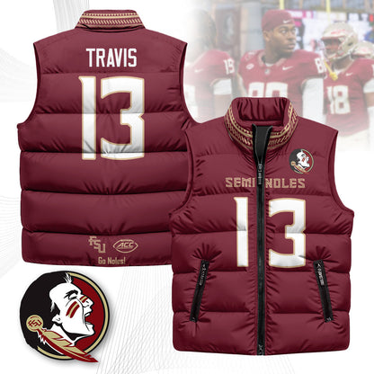 FSU Unisex Puffer Vest