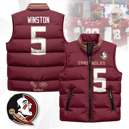 FSU Unisex Puffer Vest