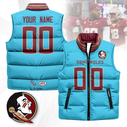 Custom FSU Unisex Puffer Vest