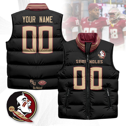 Custom FSU Unisex Puffer Vest