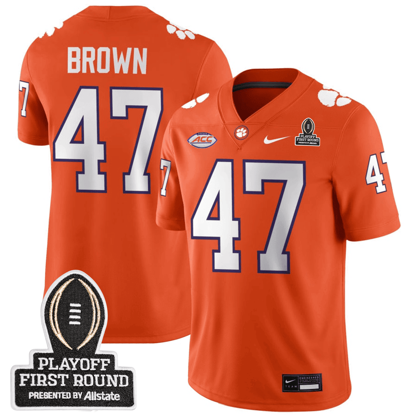 CLEM 24/25 Jersey - CFP First Round Patch