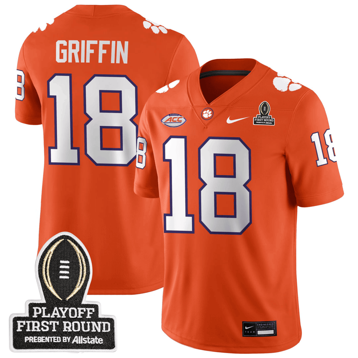 CLEM 24/25 Jersey - CFP First Round Patch