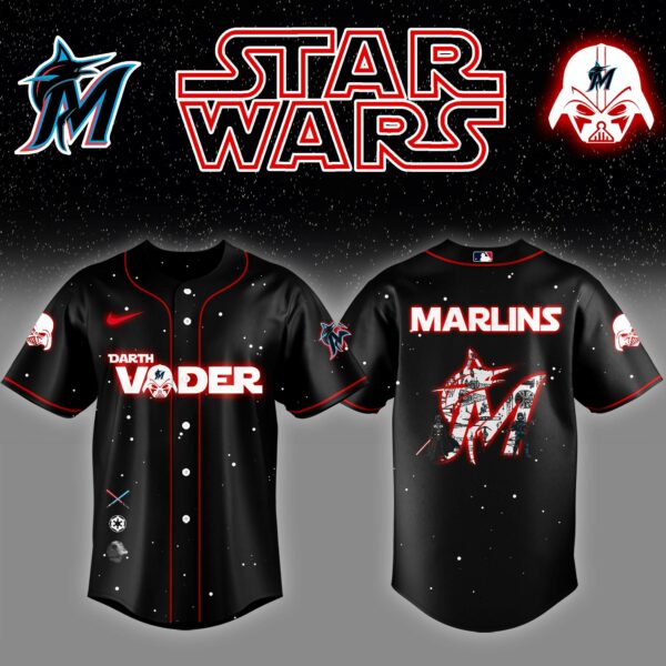 MIA x Stars Wars Darth Vader Night Baseball Jersey Editions Limited v2 - Printed