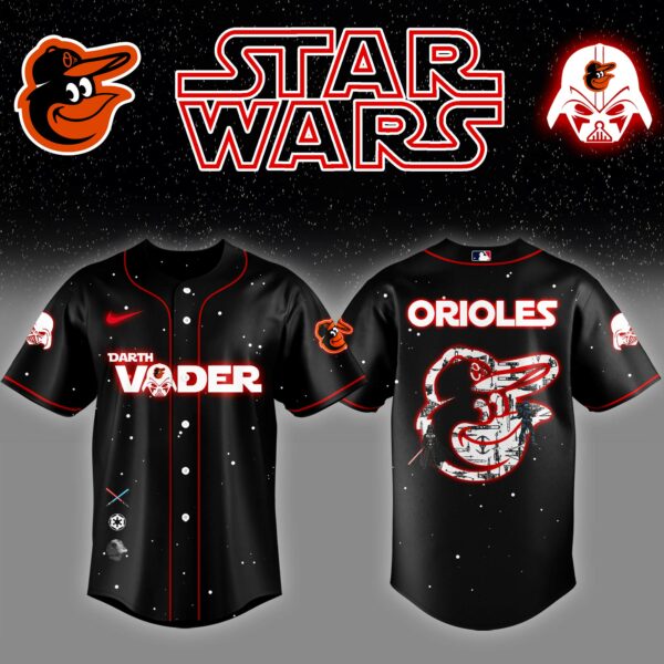 BAL x Stars Wars Darth Vader Night Baseball Jersey Editions Limited v2 - Printed