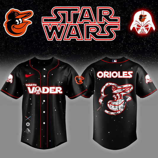 BAL x Stars Wars Darth Vader Night Baseball Jersey Editions Limited v2 - Printed