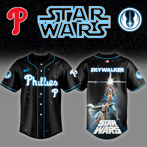 PHI x Stars Wars Luke Skywalker Game Night Baseball Jersey Editions Limited v4 - Printed