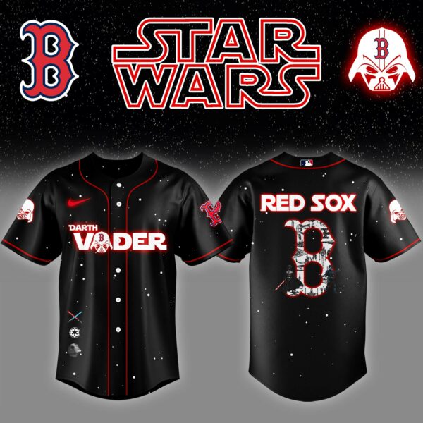 BOS x Stars Wars Darth Vader Night Baseball Jersey Editions Limited v2 - Printed
