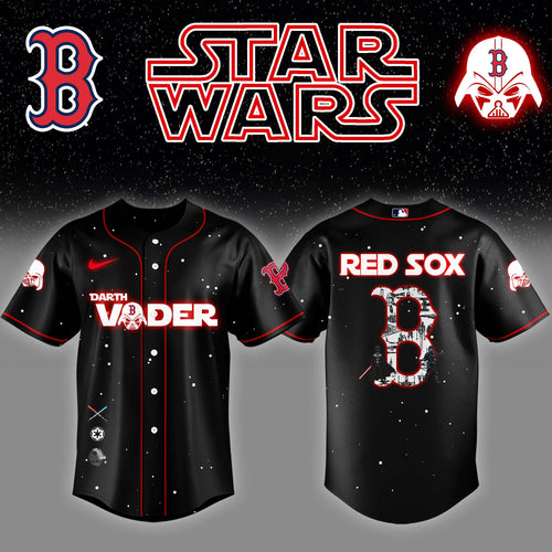BOS x Stars Wars Darth Vader Night Baseball Jersey Editions Limited v2 - Printed