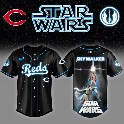 CIN x Stars Wars Night Luke Skywalker Game Baseball Jersey Editions Limited v4 - Printed
