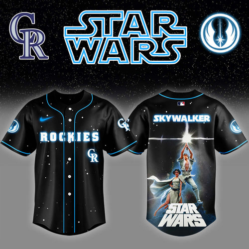COL x Stars Wars Luke Skywalker Game Night Baseball Jersey Editions Limited v4 - Printed