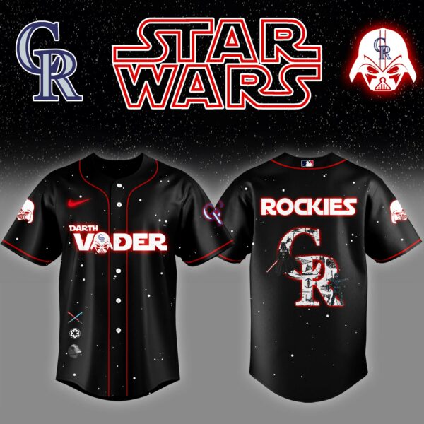 COL x Stars Wars Darth Vader Night Baseball Jersey Editions Limited v2 - Printed