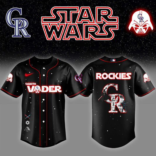 COL x Stars Wars Darth Vader Night Baseball Jersey Editions Limited v2 - Printed