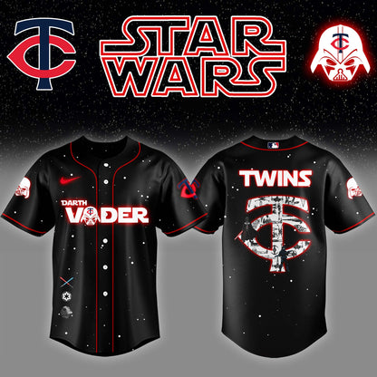 MIN x Stars Wars Darth Vader Night Baseball Jersey Editions Limited v2  - Printed