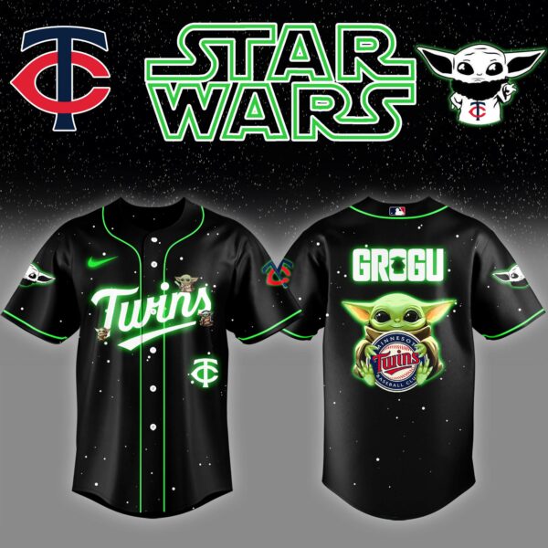 MIN x Stars Wars Grogu Night Baseball Jersey Editions Limited v3 - Printed