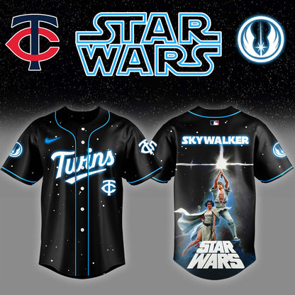 MIN x Stars Wars Luke Skywalker Game Night Baseball Jersey Editions Limited v4 - Printed