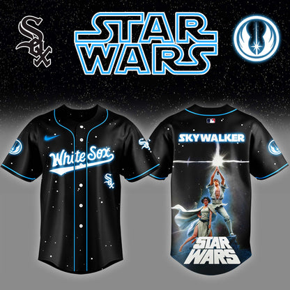 Chicago White Sox x Stars Wars Luke Skywalker Game Night Baseball Jersey Editions Limited v4 - Printed