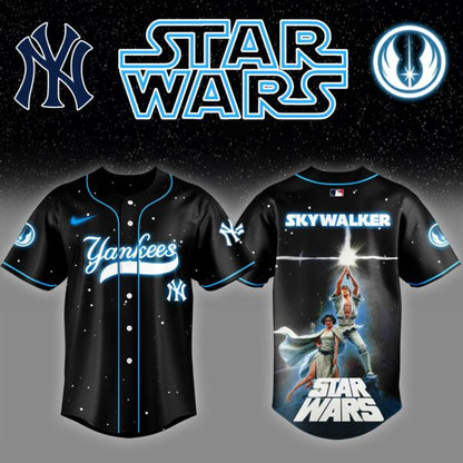 NYY x Stars Wars Luke Skywalker Game Night Baseball Jersey Editions Limited v4 - Printed