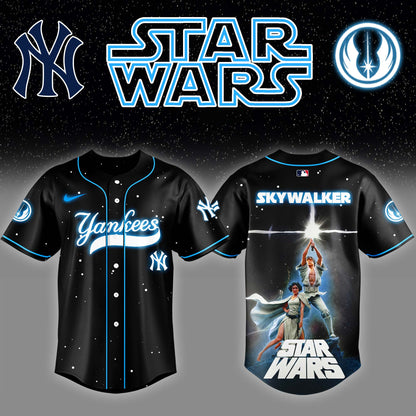NYY x Stars Wars Luke Skywalker Game Night Baseball Jersey Editions Limited v4 - Printed