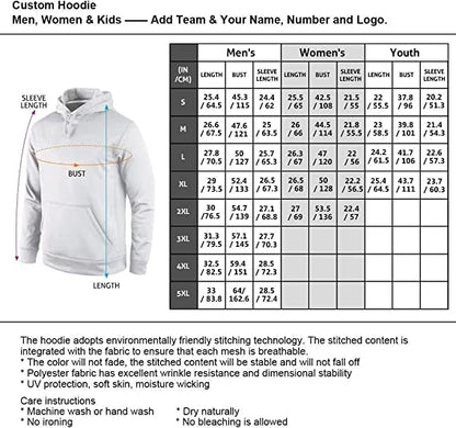 Custom Sports Pullover Sweatshirt City New Orleans Map Split Fashion Football Hoodie