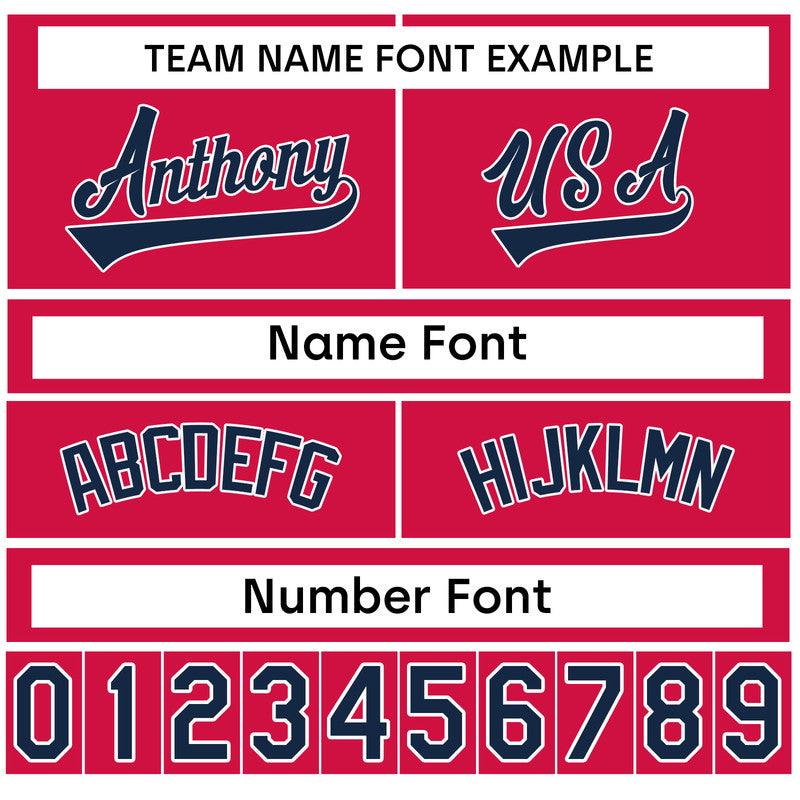 Custom White Red-Gold Authentic Classic Baseball Jersey