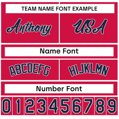 Custom White Red-Gold Authentic Baseball Jersey-3