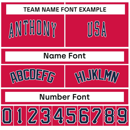 Custom Crimson Light Blue-White Authentic Baseball Jersey