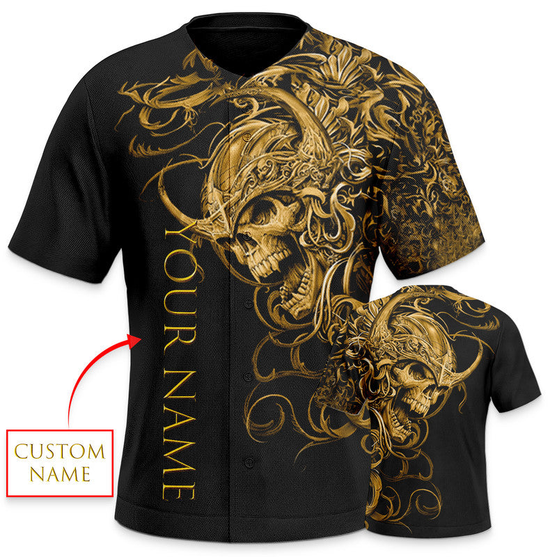 Mad King Viking Custom Baseball Jersey