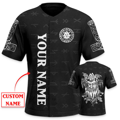 Old For Good Reason Viking Custom Baseball Jersey