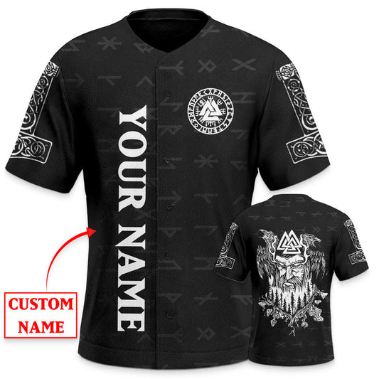 Old For Good Reason Viking Custom Baseball Jersey