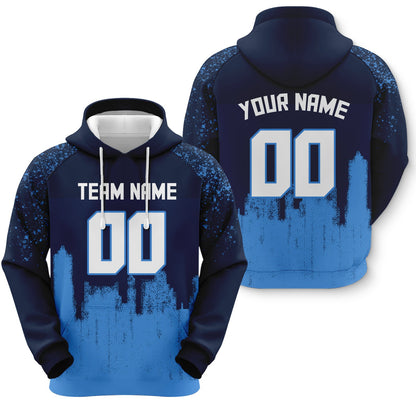 Custom Sports Pullover Sweatshirt Graffiti City Tennessee Fashion Football Hoodie